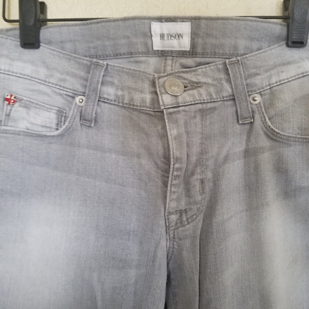 Hudson Skinny Jeans Gray Wash Size 25